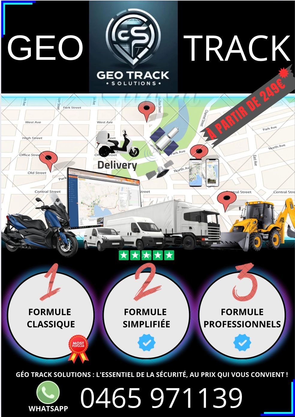 Geo Track Solution flyer — presentation